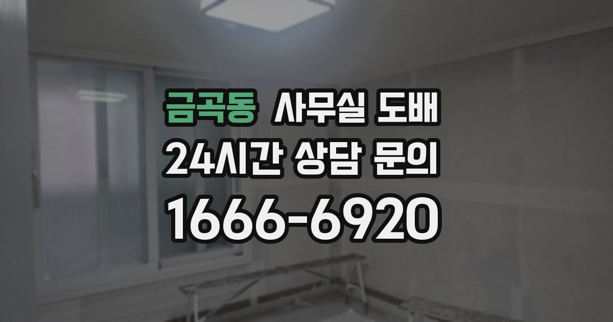 금곡동 사무실 도배