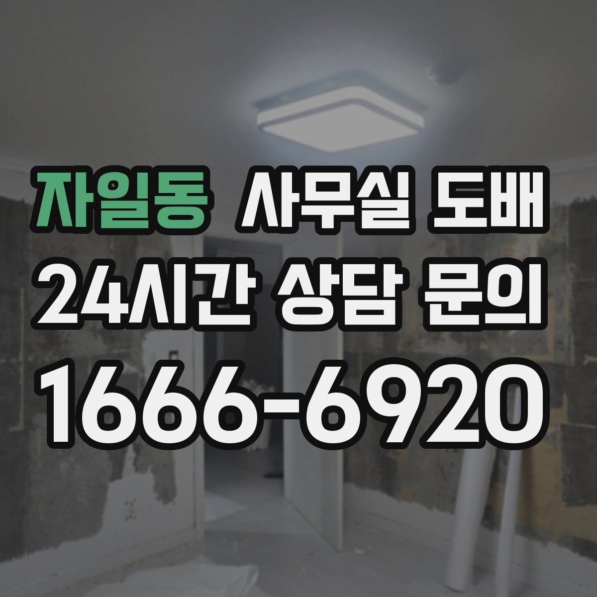 자일동 사무실 도배