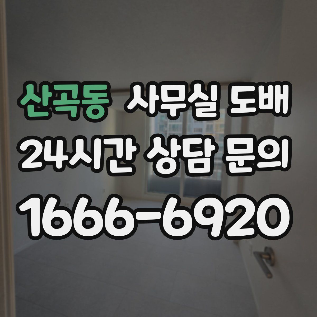 산곡동 사무실 도배