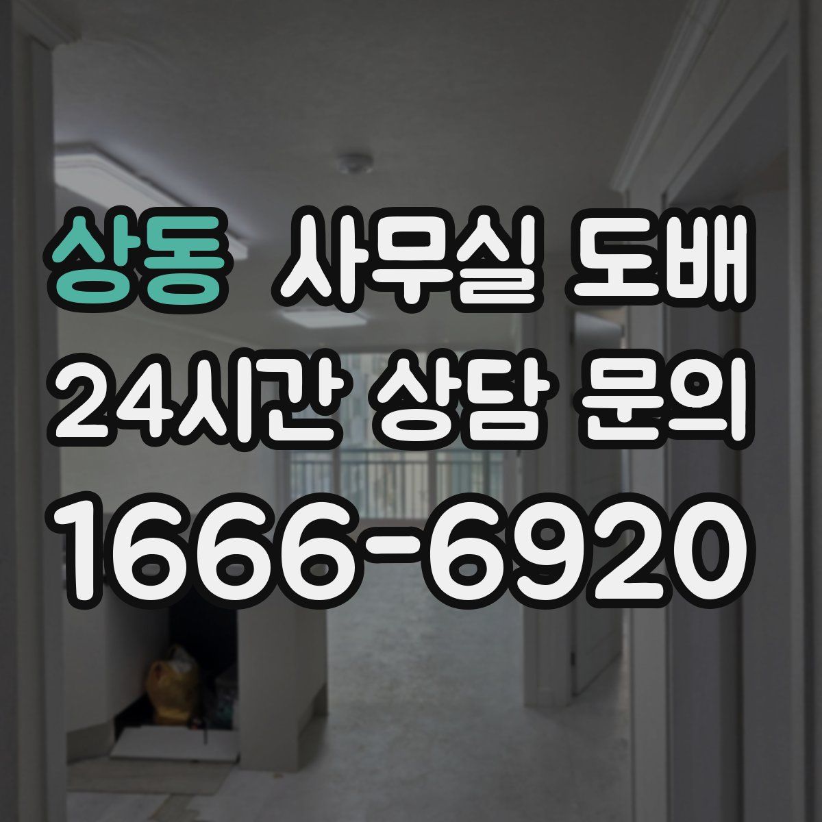 상동 사무실 도배