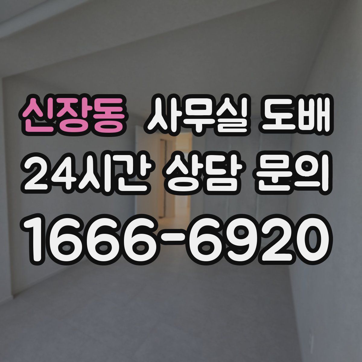 신장동 사무실 도배