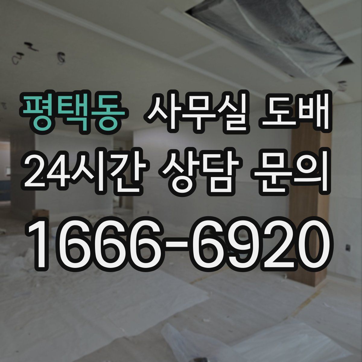 평택동 사무실 도배