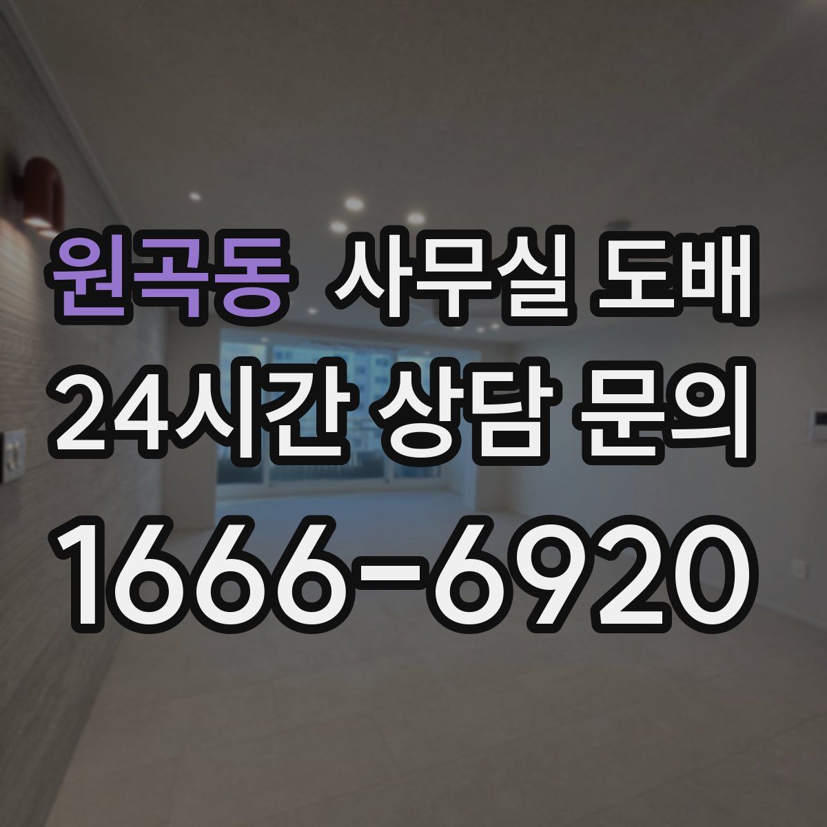 원곡동 사무실 도배