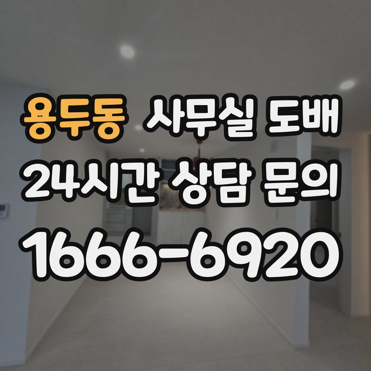 용두동 사무실 도배