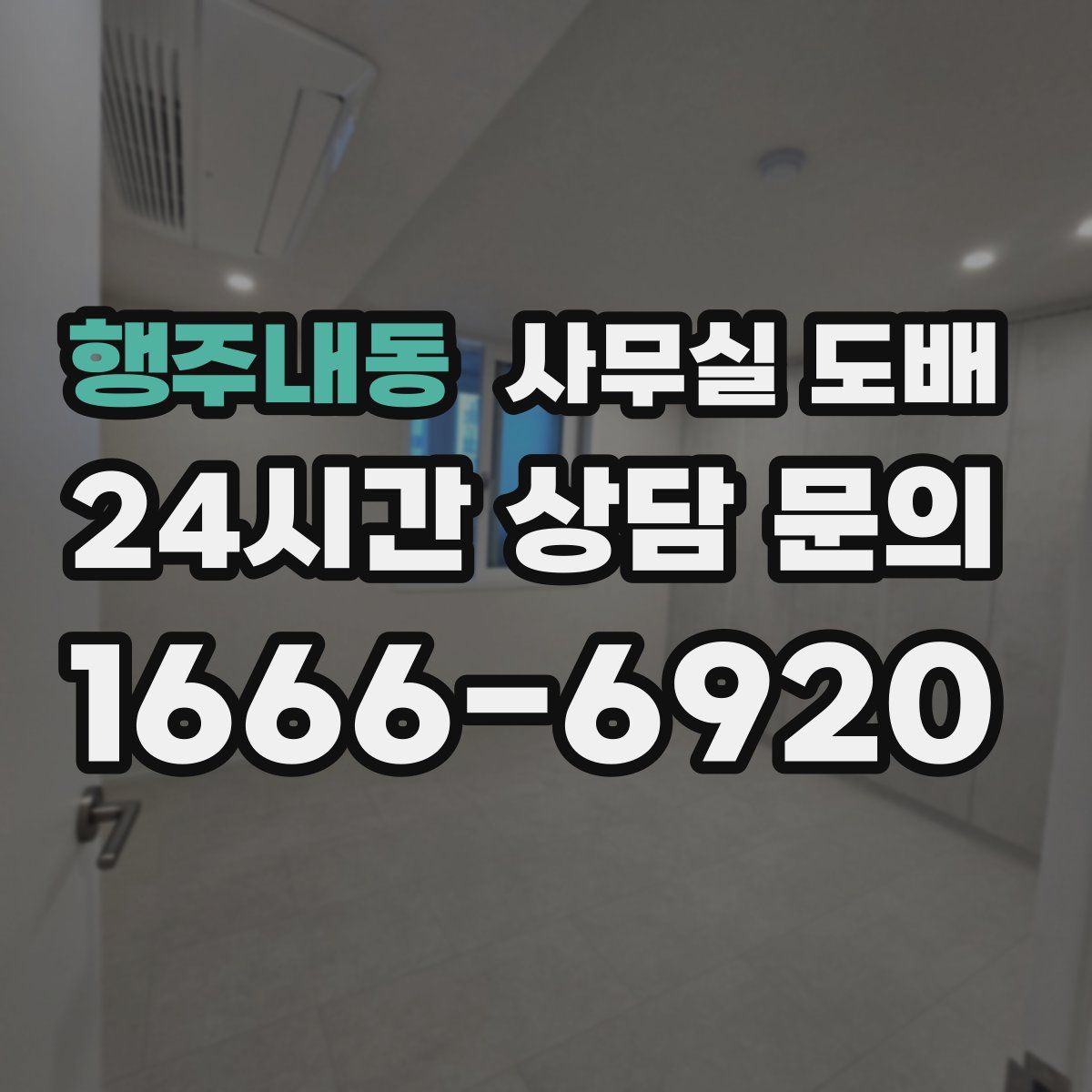 행주내동 사무실 도배