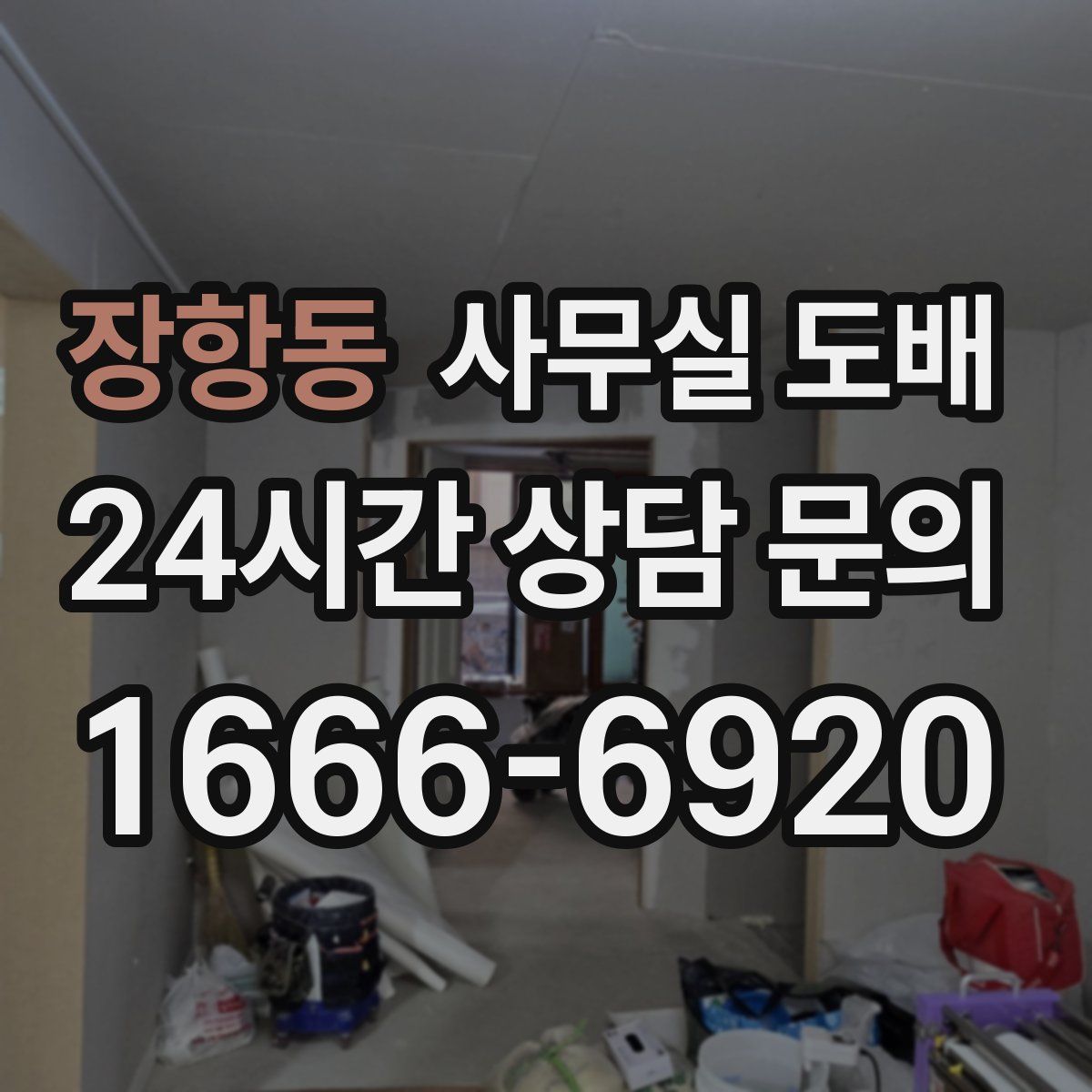 장항동 사무실 도배