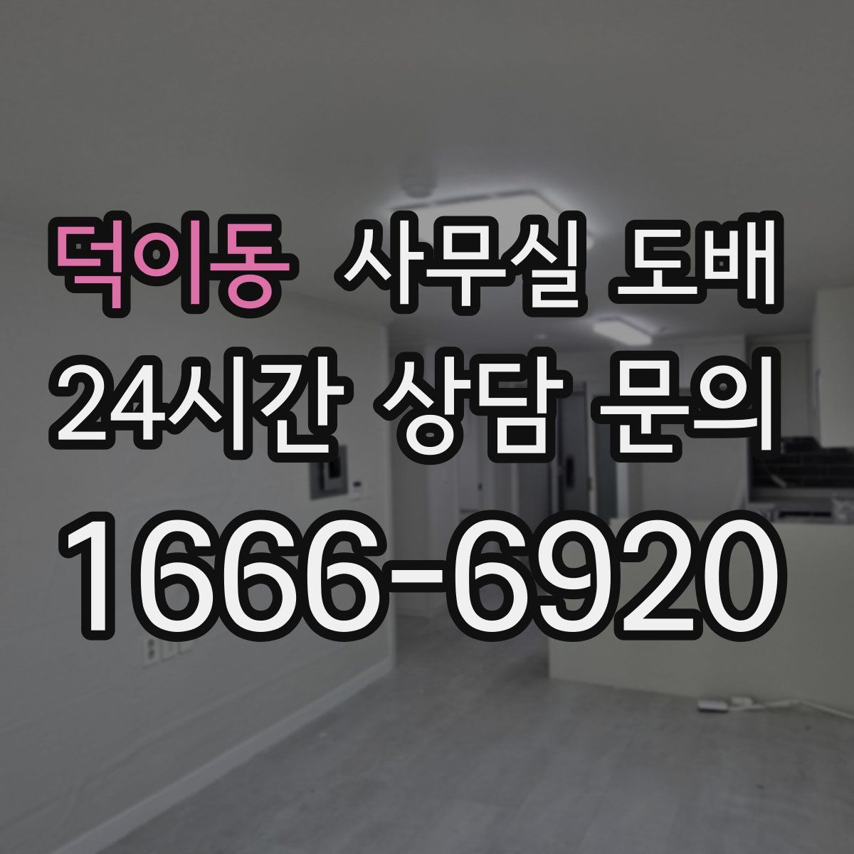 덕이동 사무실 도배