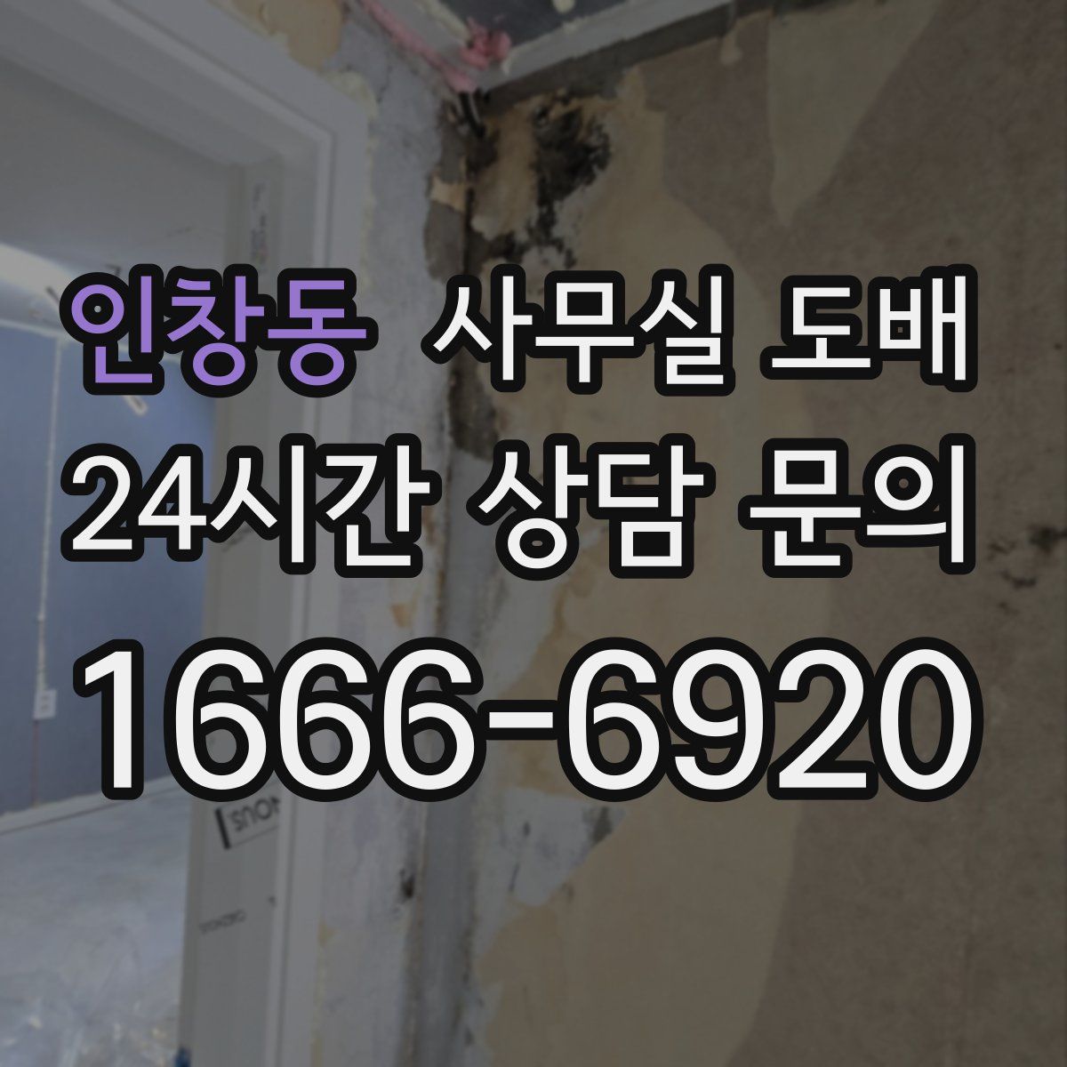 인창동 사무실 도배