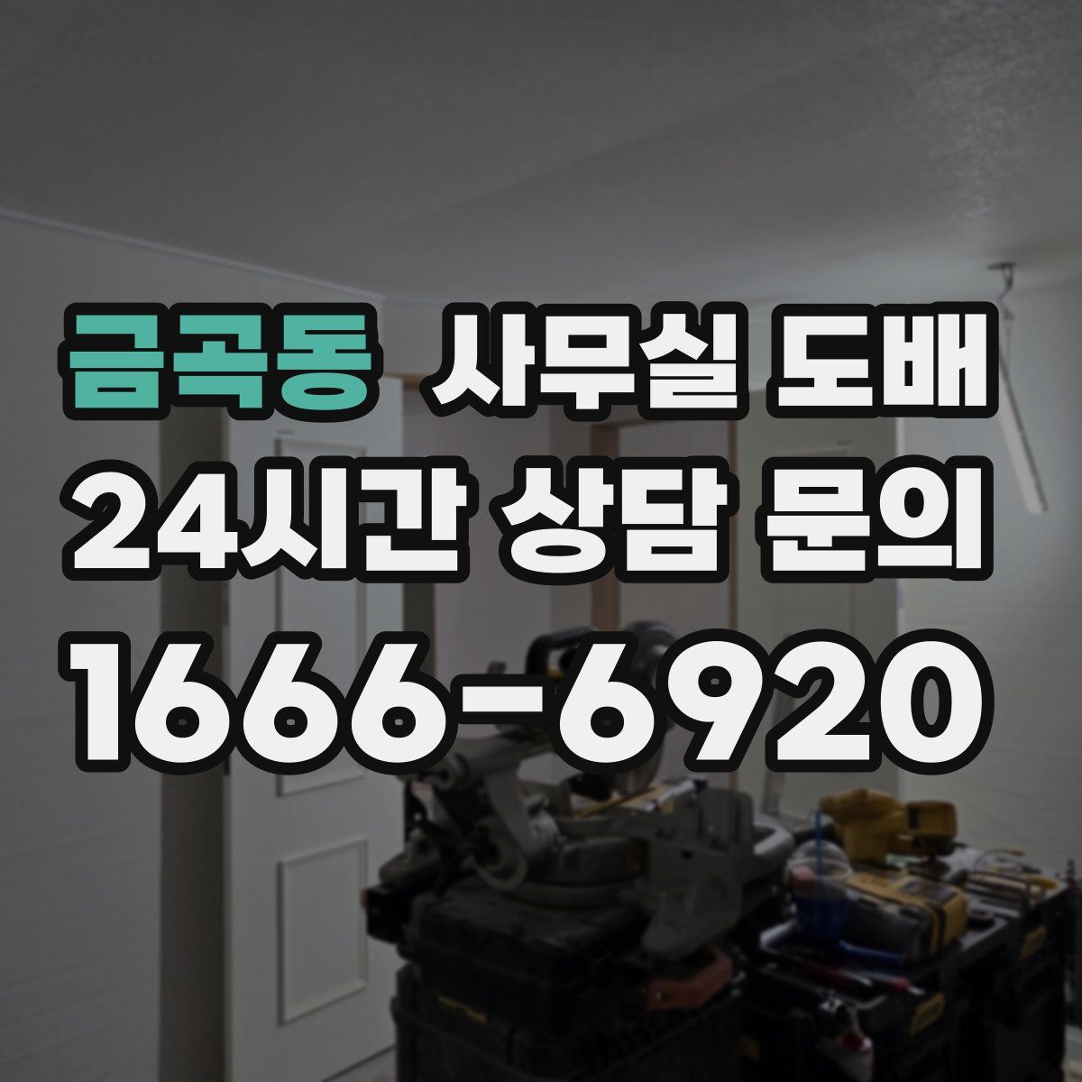 금곡동 사무실 도배