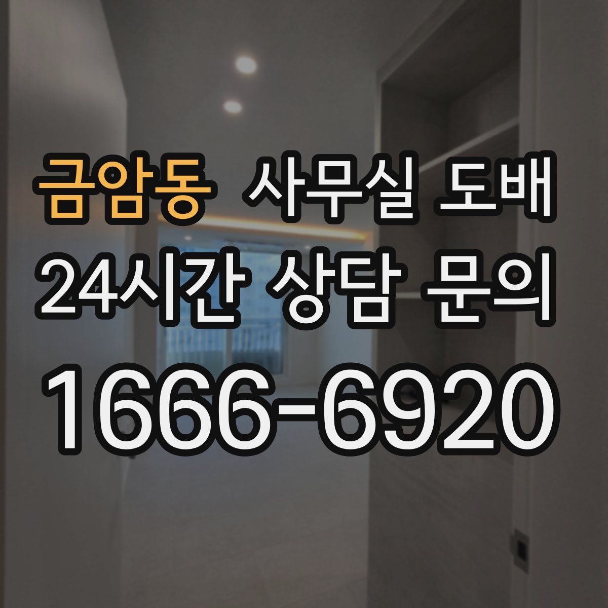 금암동 사무실 도배