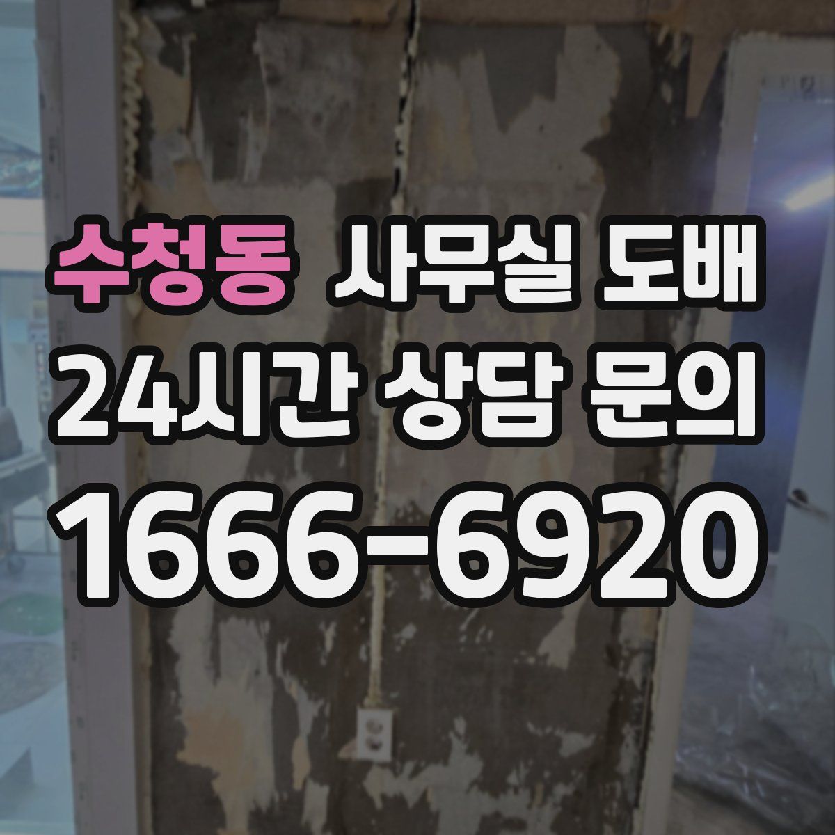 수청동 사무실 도배
