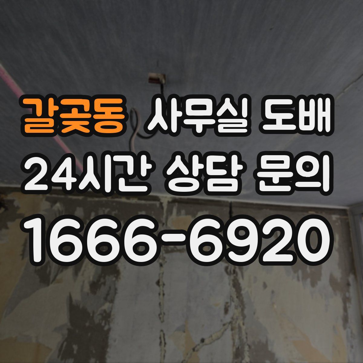 갈곶동 사무실 도배
