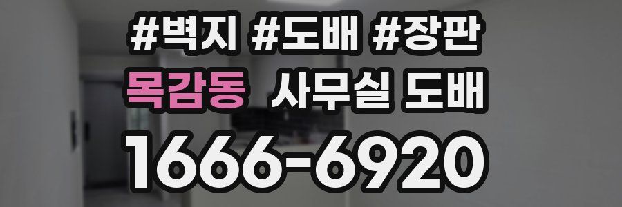 목감동 사무실 도배