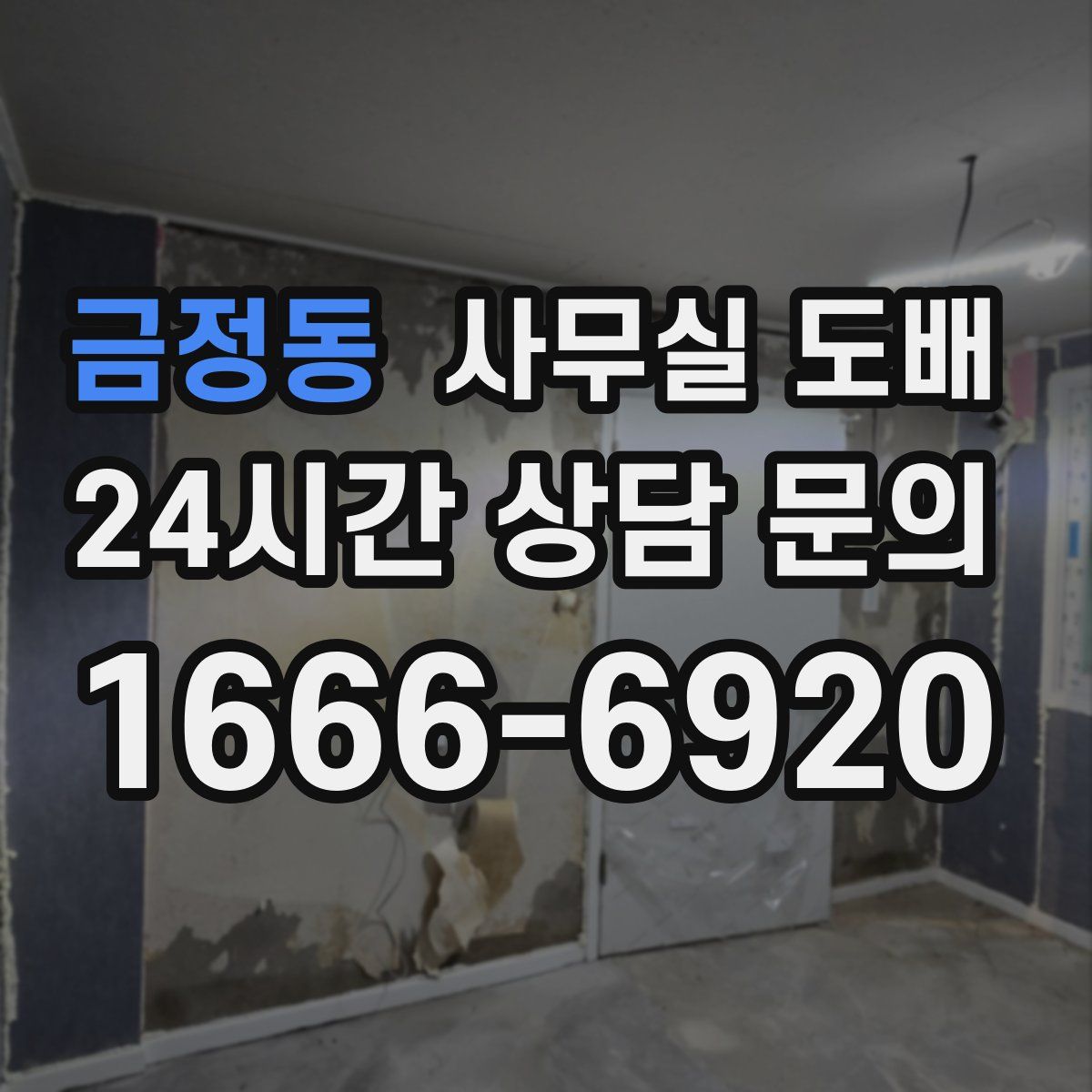 금정동 사무실 도배