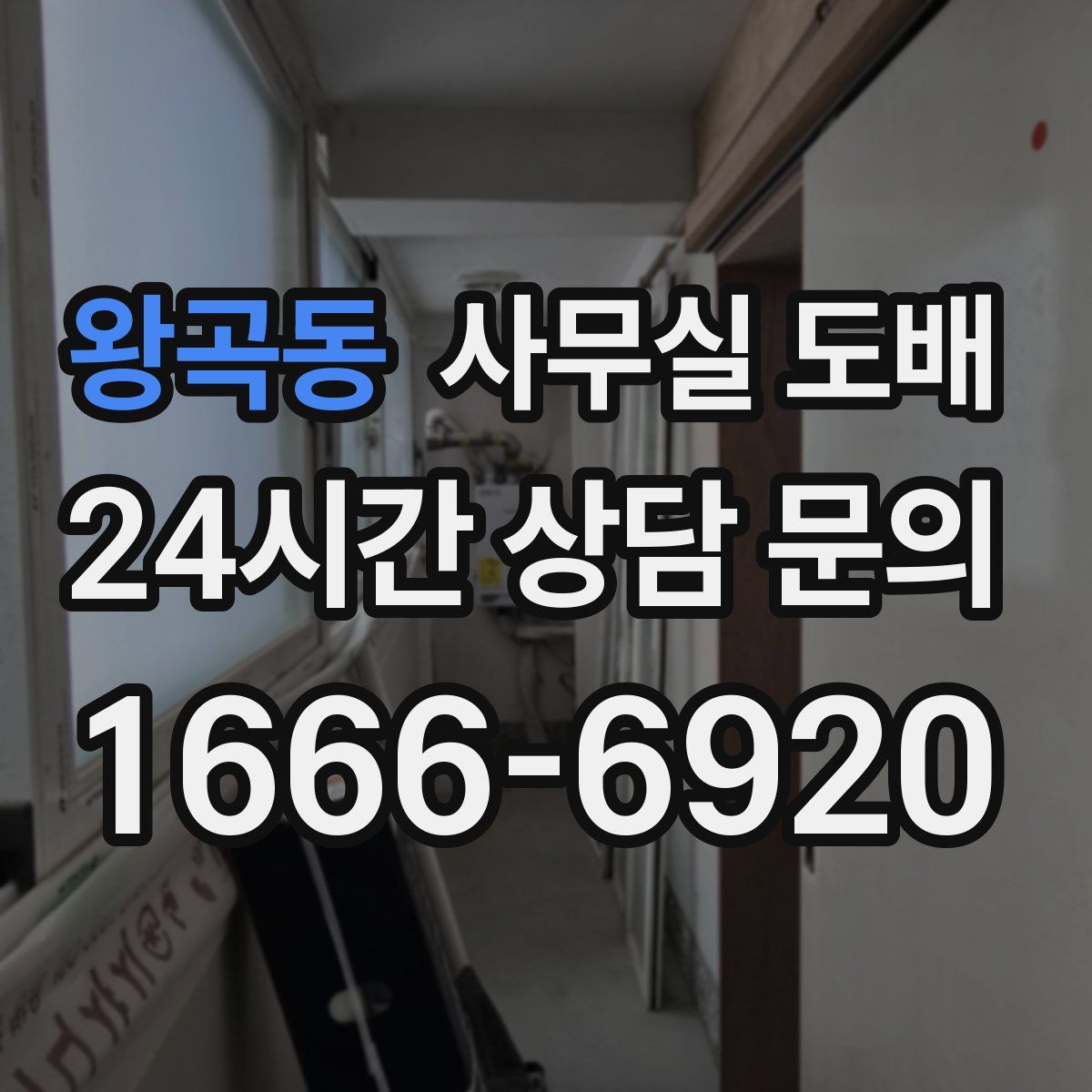 왕곡동 사무실 도배