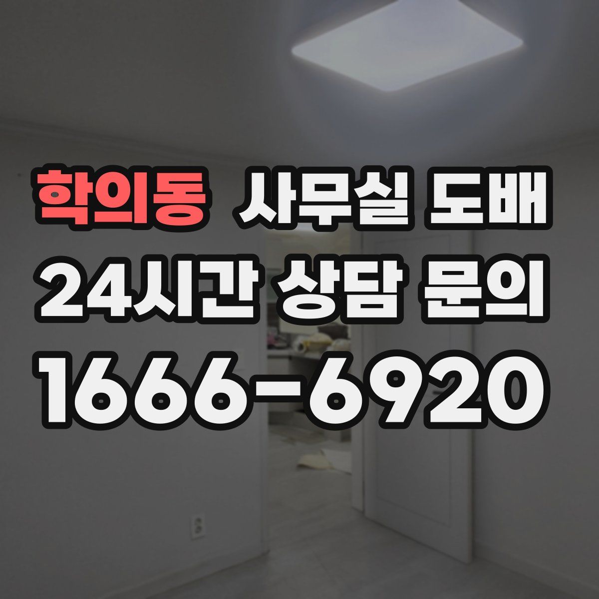 학의동 사무실 도배