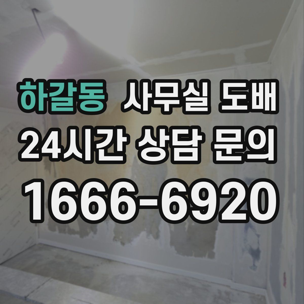 하갈동 사무실 도배