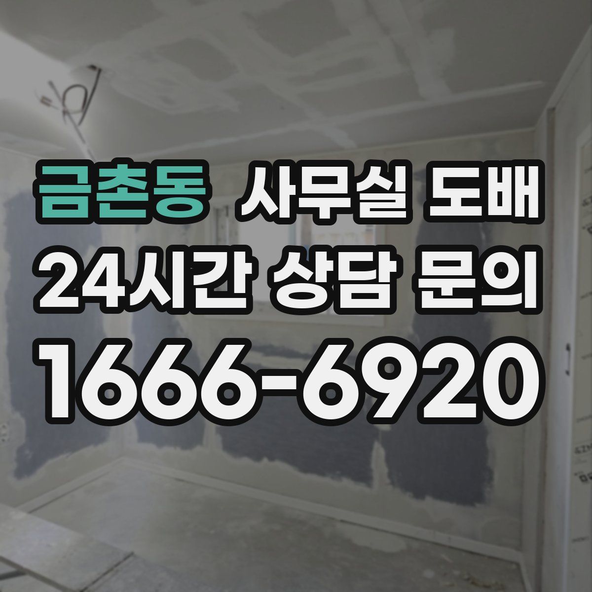 금촌동 사무실 도배
