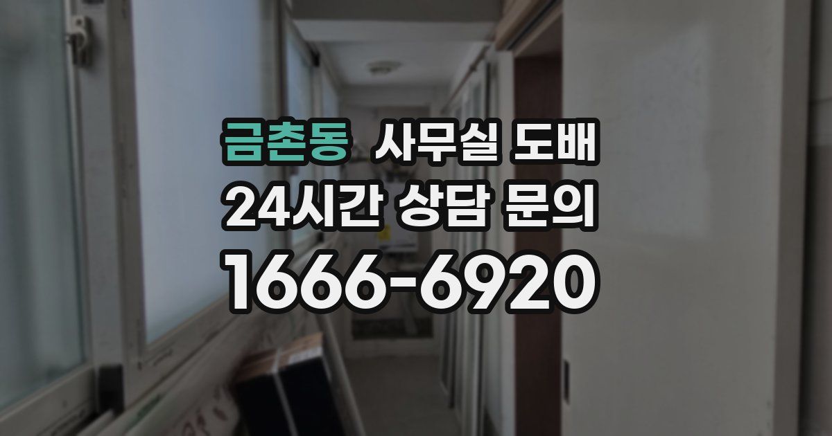 금촌동 사무실 도배
