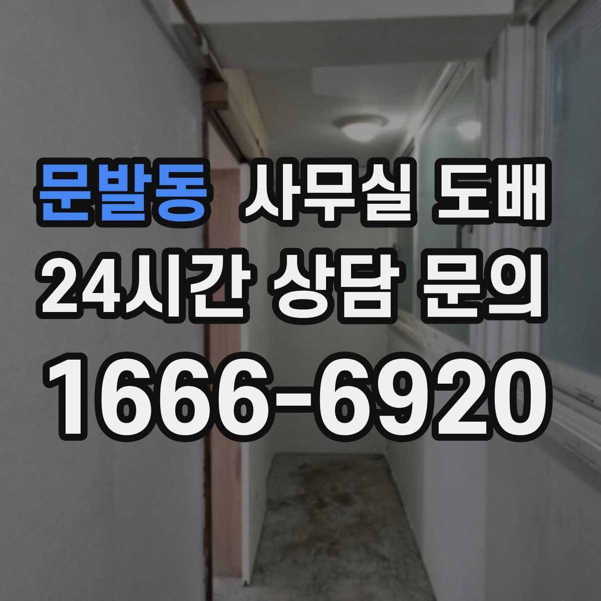 문발동 사무실 도배