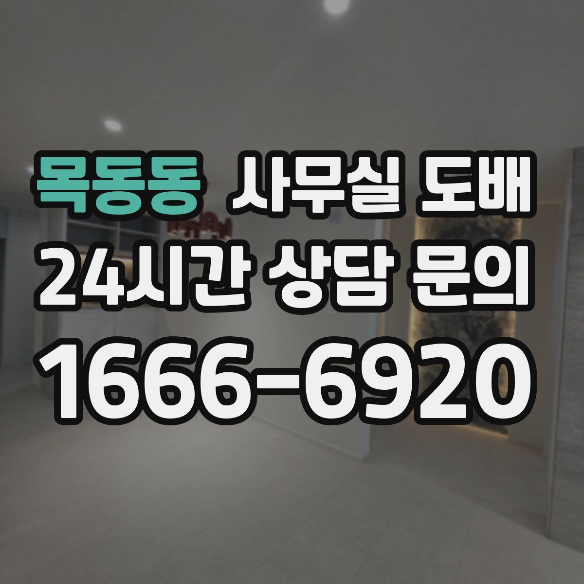 목동동 사무실 도배