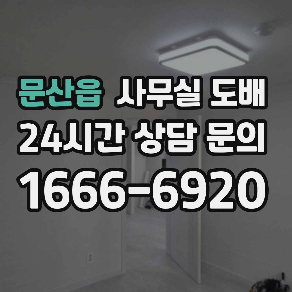 문산읍 사무실 도배