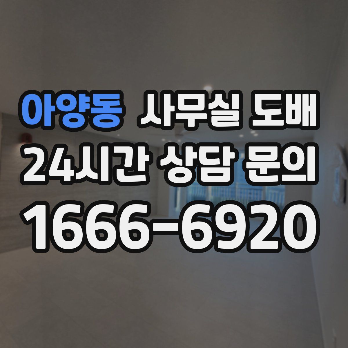 아양동 사무실 도배