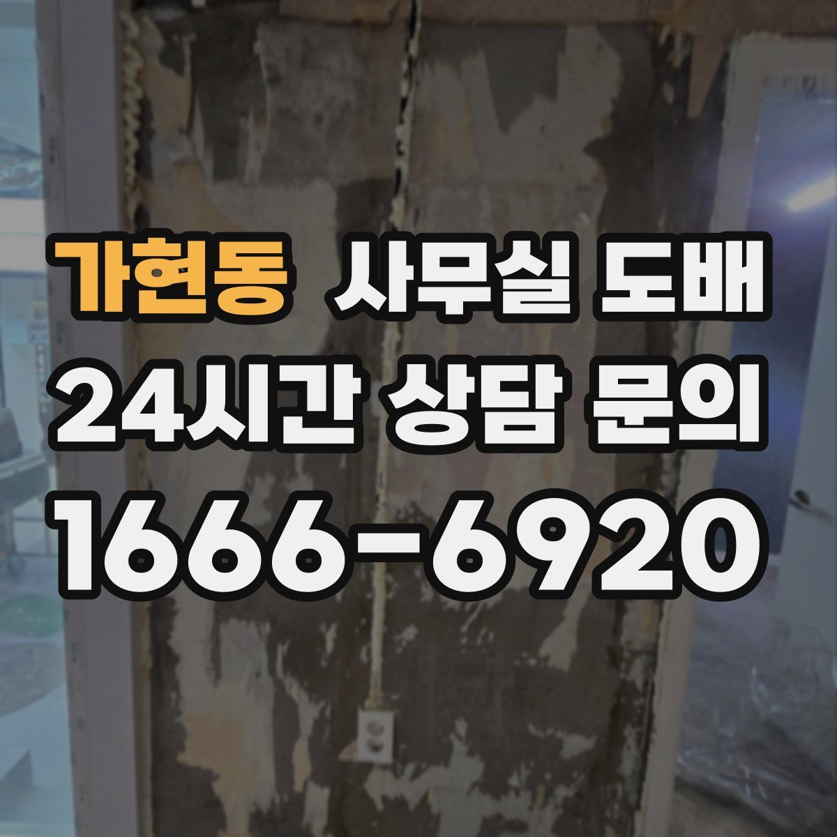 가현동 사무실 도배