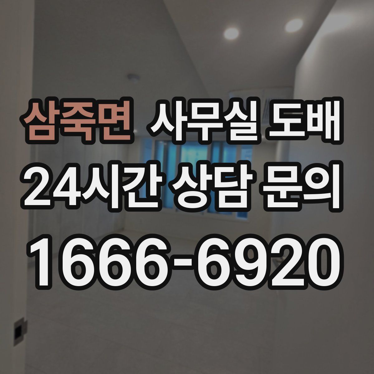 삼죽면 사무실 도배