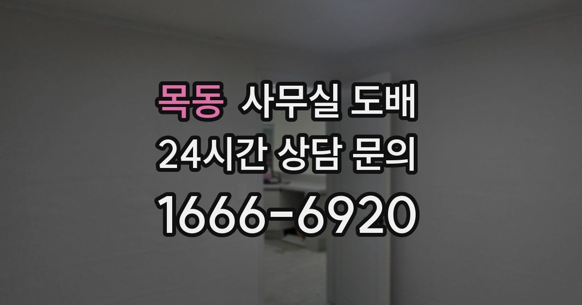 목동 사무실 도배