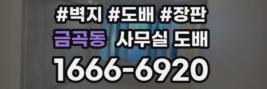금곡동 사무실 도배
