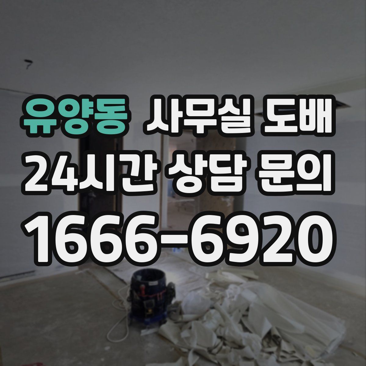 유양동 사무실 도배