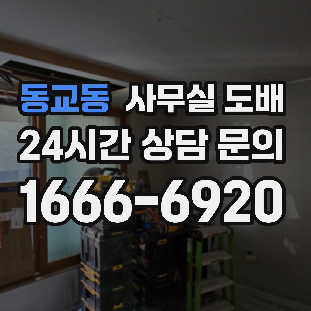 동교동 사무실 도배