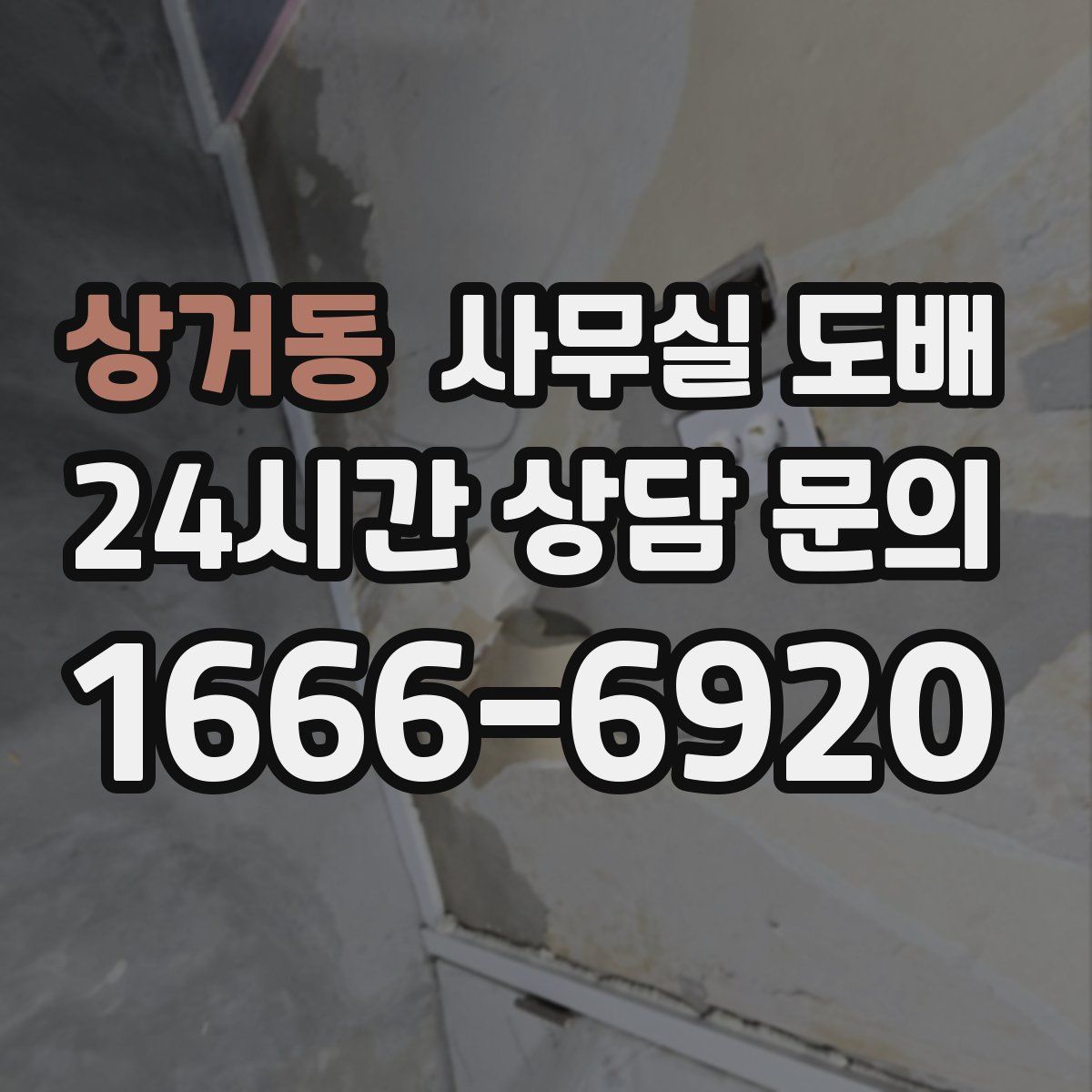 상거동 사무실 도배