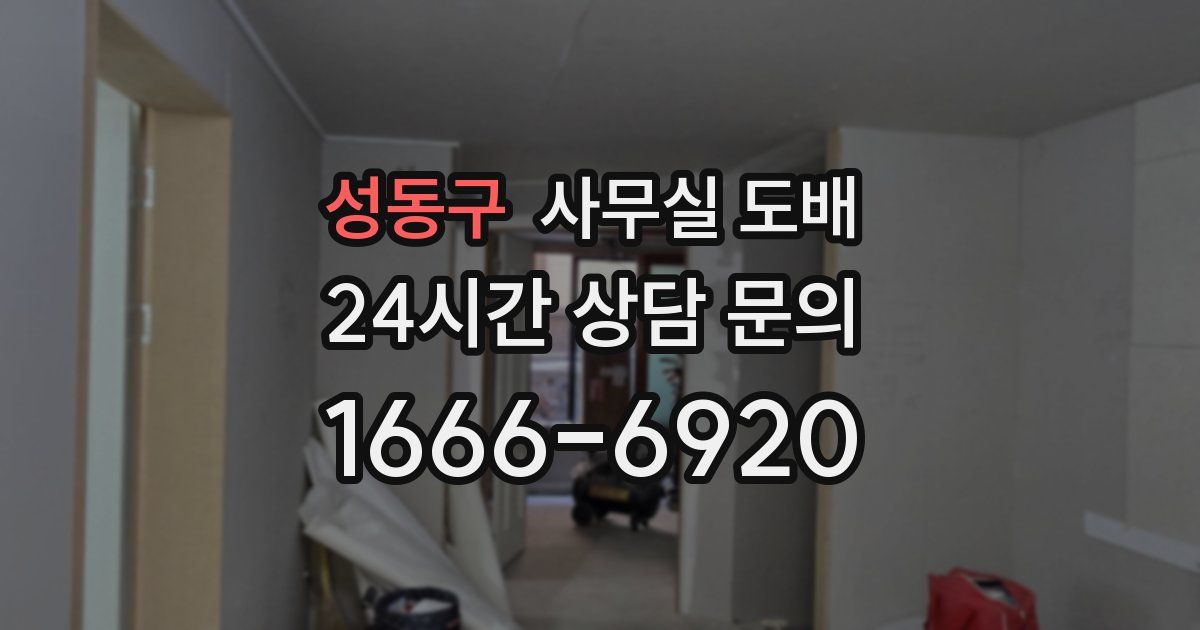성동구 사무실 도배
