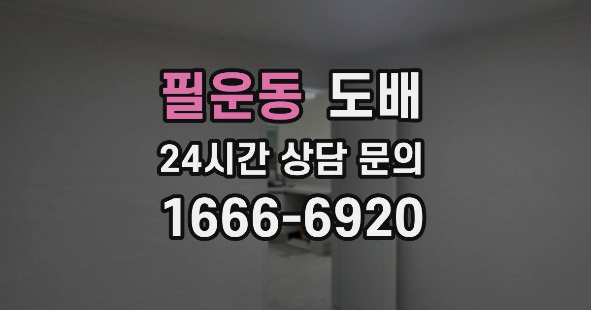 필운동 도배