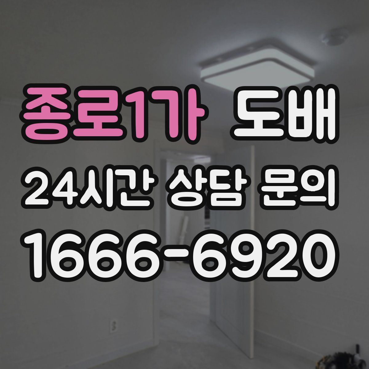 종로1가 도배