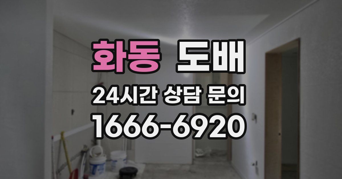 화동 도배