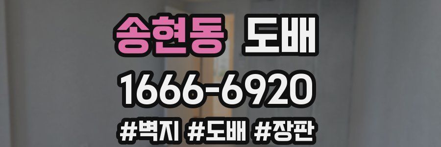 송현동 도배