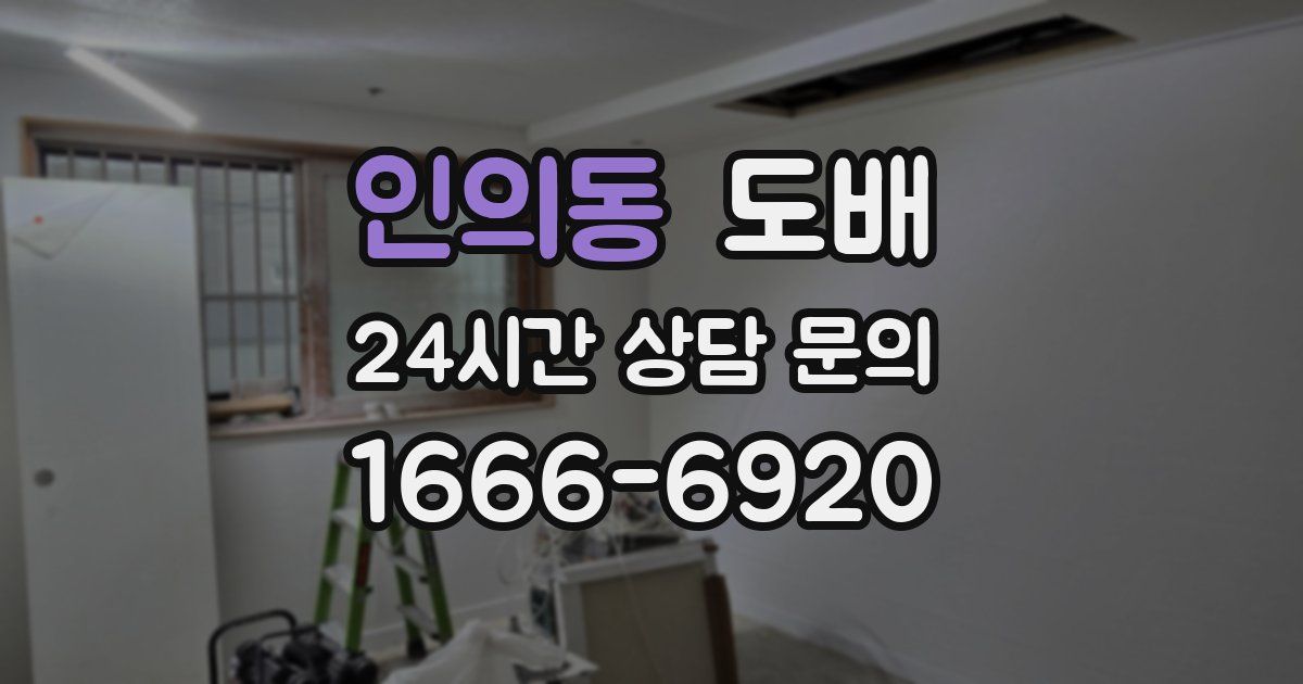 인의동 도배