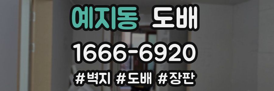 예지동 도배