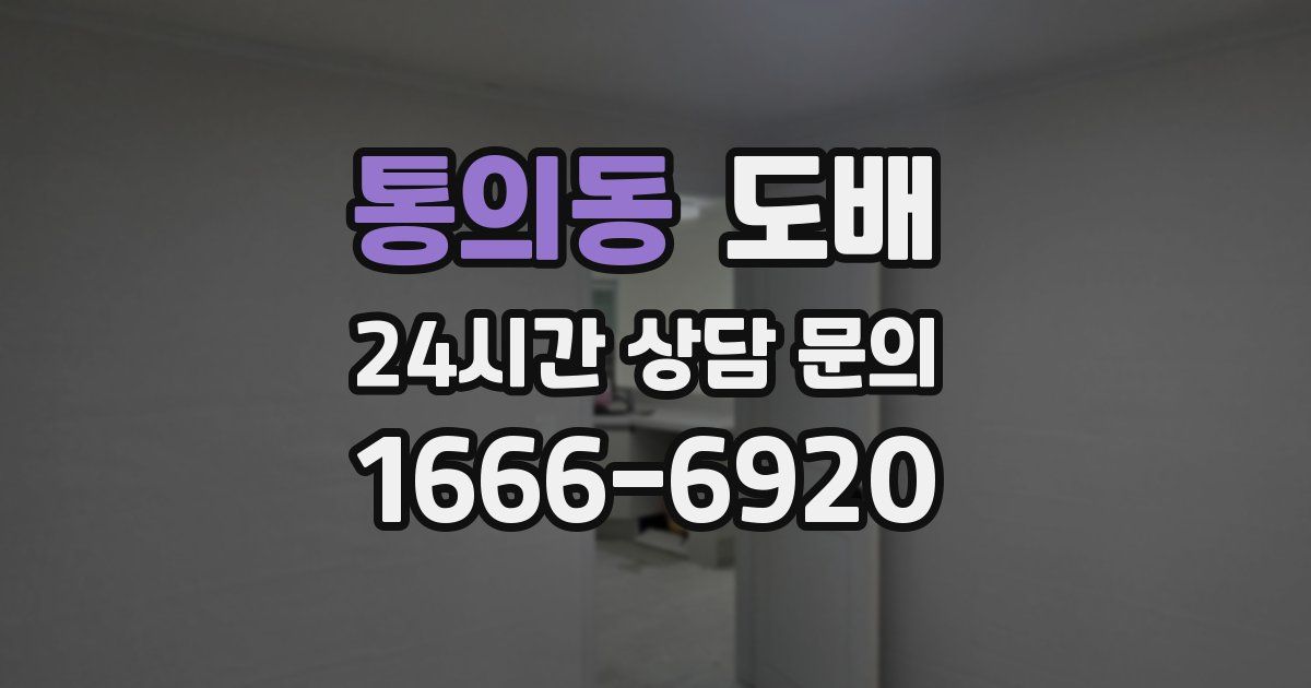 통의동 도배