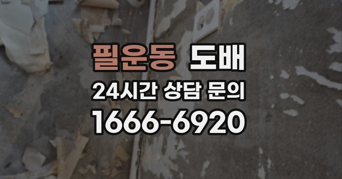 필운동 도배