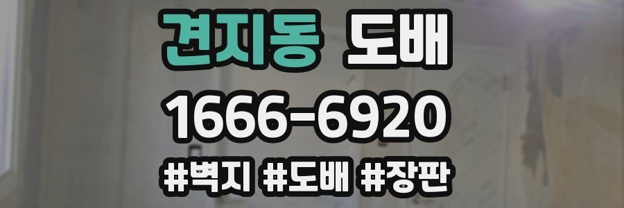 견지동 도배