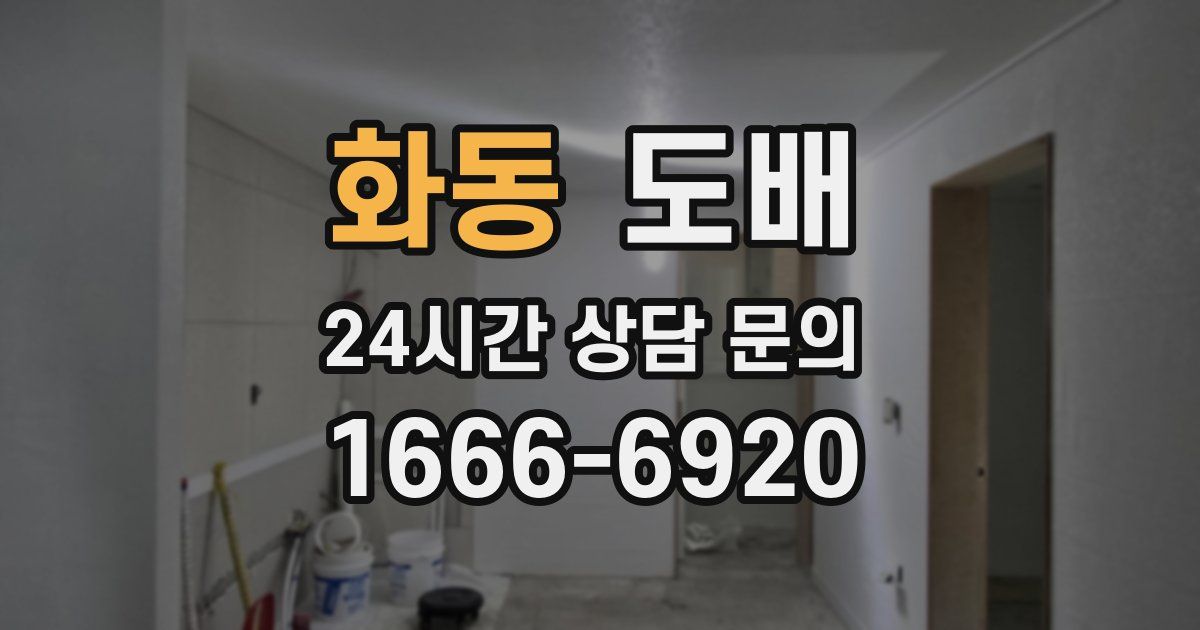 화동 도배