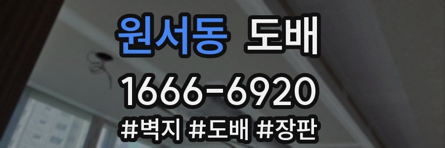 원서동 도배