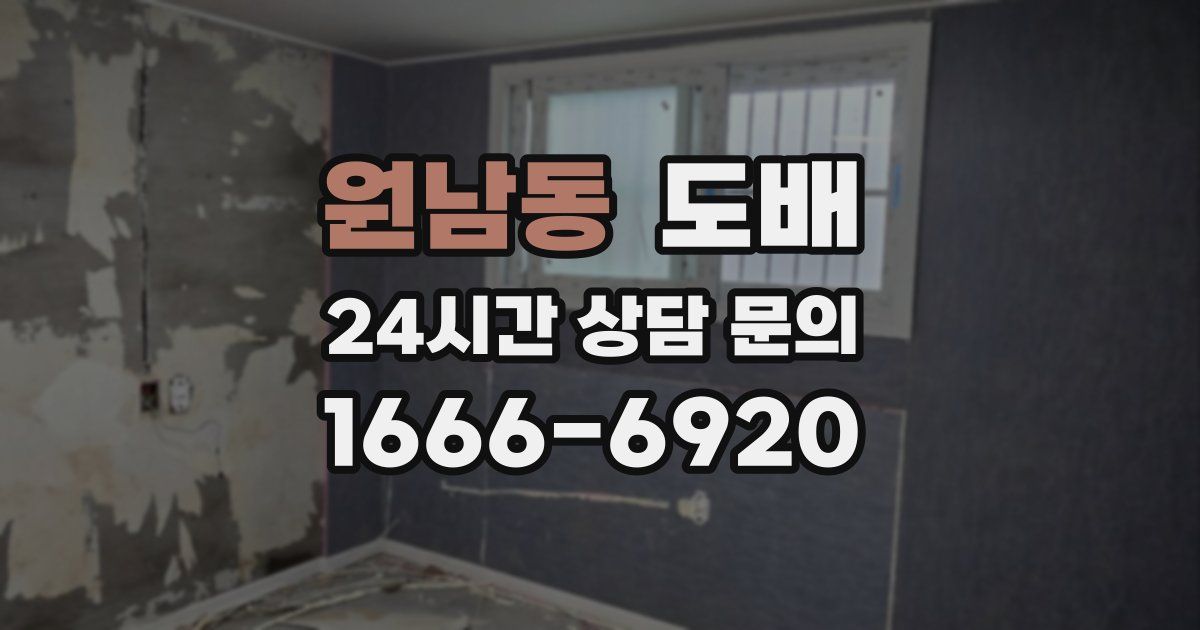 원남동 도배