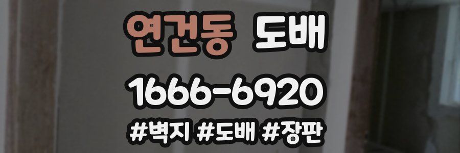 연건동 도배