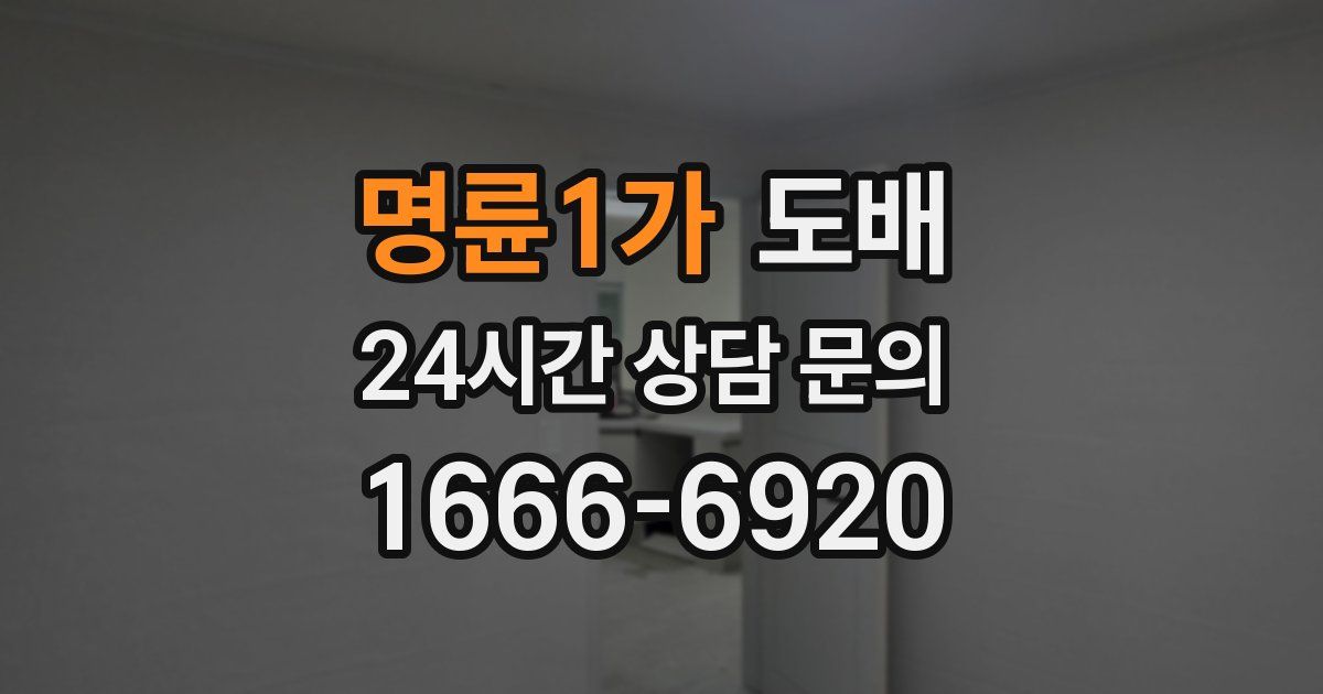 명륜1가 도배
