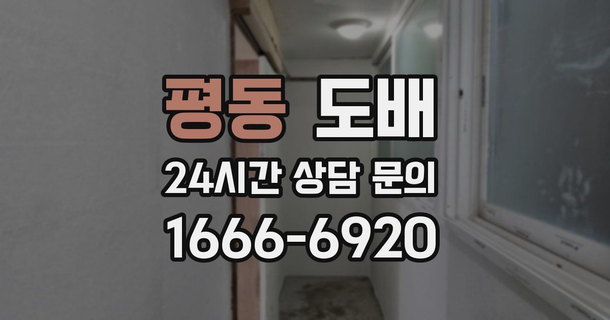 평동 도배